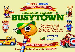 Richard Scarry's Busytown (USA) (Beta) (1994-08-25)