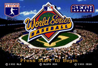 World Series Baseball (USA) (Beta) (1993-12-26)