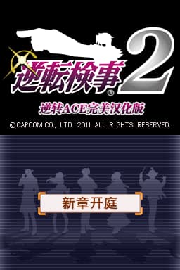 逆转检事2 完美汉化版(JP)(逆转ACE)(512Mb)