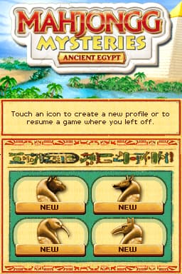 Mahjongg Mysteries - Ancient Egypt (USA)