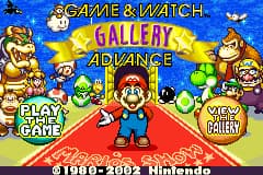 任天堂博物馆4 Game & Watch Gallery Advance(EU)(Nintendo)(32Mb)