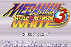 洛克人战斗网络EXE 3-白版 Megaman Battle Network 3 White(US)(Capcom)(64Mb)