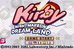 星之卡比-梦之泉蒂拉克丝 Kirby - Nightmare in Dream Land(EU)(M5)(Nintendo)(128Mb)