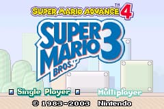 超级马里奥4 Super Mario Advance 4 - Super Mario Bros. 3(EU)(M5)(Nintendo)(64Mb)