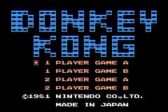 任天堂FC珍藏游戏系列第2辑-大金钢 Famicom Mini Vol. 02 - Donkey Kong(JP)(Nintendo)(32Mb)