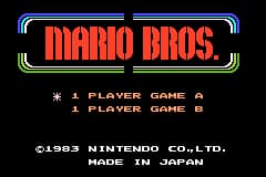 任天堂FC珍藏游戏系列第11辑-马里奥兄弟 Famicom Mini Vol. 11 - Mario Bros.(JP)(Nintendo)(32Mb)