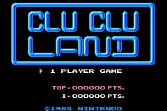 任天堂FC珍藏游戏系列第12辑-滚球乐园 Famicom Mini Vol. 12 - Clu Clu Land(JP)(Nintendo)(32Mb)