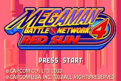 洛克人战斗网络EXE 4-红太阳 Megaman Battle Network 4 - Red Sun(US)(Capcom)(64Mb)