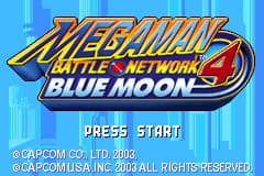 洛克人战斗网络EXE 4-蓝月亮 Megaman Battle Network 4 - Blue Moon(US)(Capcom)(64Mb)