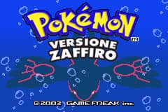 口袋妖怪-蓝宝石 Pokemon - Versione Zaffiro(IT)(Nintendo)(128Mb)