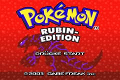 口袋妖怪-红宝石 Pokemon - Rubin-Edition(DE)(Nintendo)(128Mb)