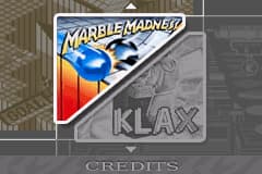 新游戏2合1-疯狂弹珠与立体方块 Marble Madness - Klax(US)(Destination Software)(32Mb)