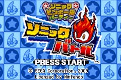 2合1 - 索尼克弹珠台 + 战斗索尼克 2 Games in 1 - Sonic Battle + Sonic Pinball Party(JP)(M6)(Sega)(256Mb)