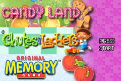3合1 - Candy Land + Chutes and Ladders + Memory Candy Land - Chutes and Ladders - Memory(US)(Destination Software)(32Mb)