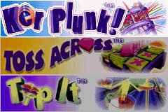 3合1小游戏 Ker Plunk!, Toss Across, Tip It(US)(Destination Software)(32Mb)