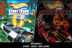 游戏2合1 - 无敌风火轮赛车 - 疾速赛车X + 世界赛车 2 Games in 1 - Hot Wheels - Stunt Track Challenge + Hot Wheels - World Race(US)(Destination Software)(128Mb)