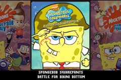 游戏2合1-海绵方块 尼克通 (US)(THQ)(128Mb)