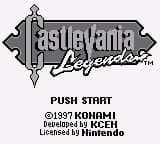 Castlevania Legends (USA, Europe) (SGB Enhanced)
