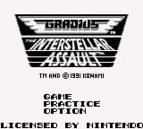 Gradius - The Interstellar Assault (USA)