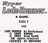 Hyper Lode Runner (Japan) (En) (Possible Proto)