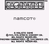 Pac-In-Time (Japan) (SGB Enhanced)
