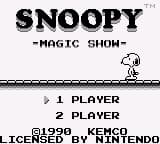 Snoopy's Magic Show (USA, Europe)