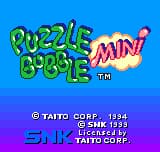 Puzzle Bobble Mini (Japan, Europe)