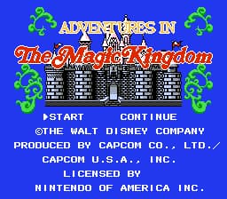 Adventures in the Magic Kingdom (USA) (Beta 1)