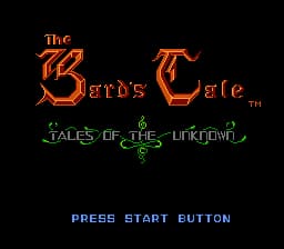 Bard's Tale, The - Tales of the Unknown (USA) (Beta 1)