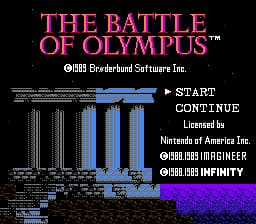 Battle of Olympus, The (USA)