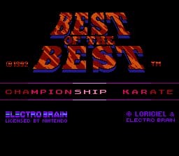 Best of the Best - Championship Karate (USA)